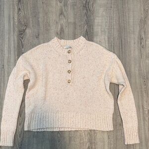 American Eagle Outfitters Pink Speckled Sweater